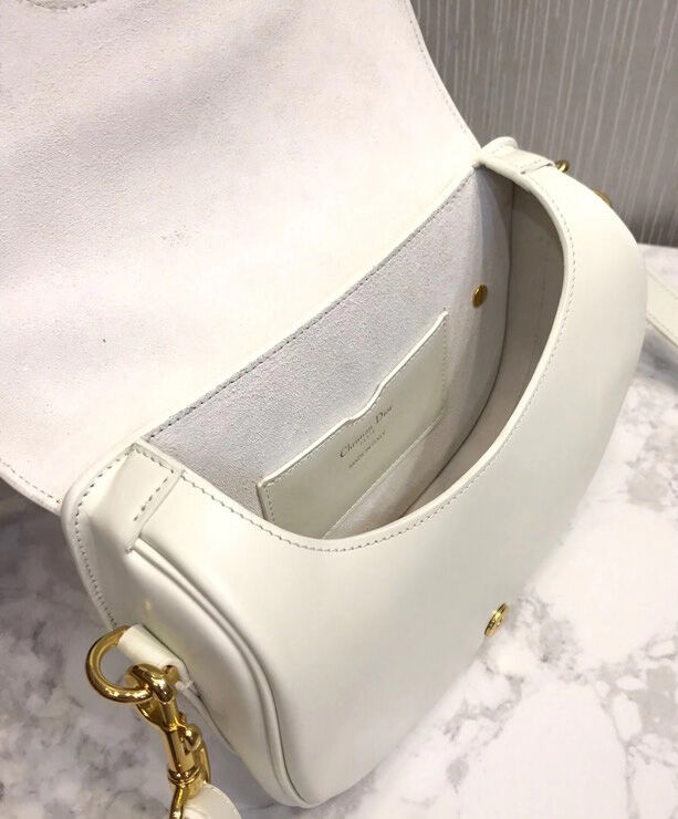 Christian Dior Medium Dior Bobby Bag White